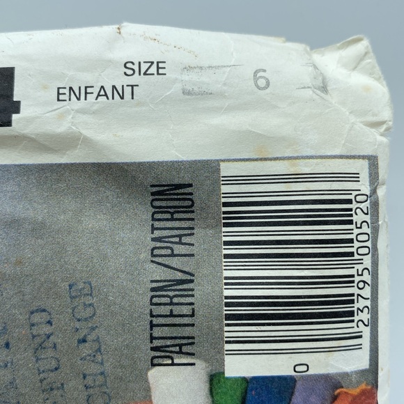 McCall’s 9254 Rainbow Brite Girls Halloween Costume Sewing Pattern Size 6 - Picture 4 of 10